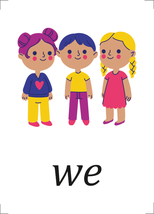 We